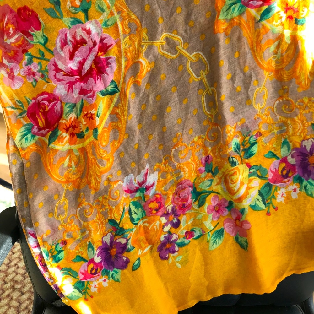 Floral Infinity Scarf - Picture 3 of 6